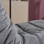 Relaxfauteuil Zen, draaibaar met schommelfunctie, grijs