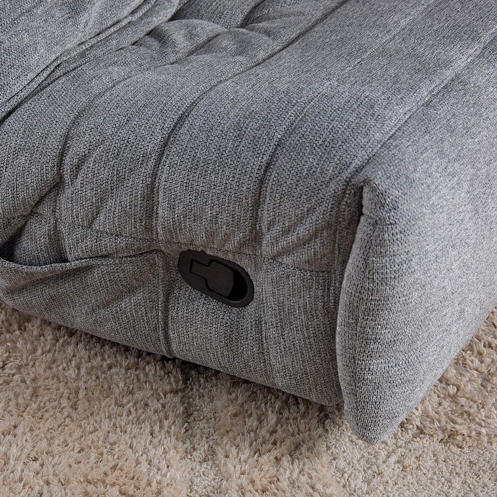 Relaxfauteuil Zen, draaibaar met schommelfunctie, grijs