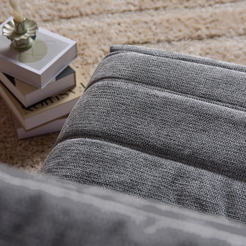 Relaxfauteuil Zen, draaibaar met schommelfunctie, grijs