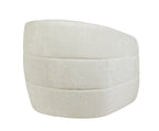Fauteuil Yara, draaibaar, off-white