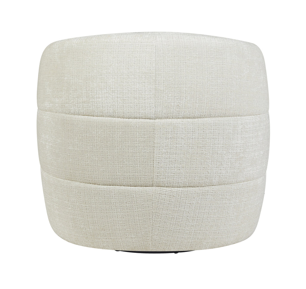 Fauteuil Yara, draaibaar, off-white