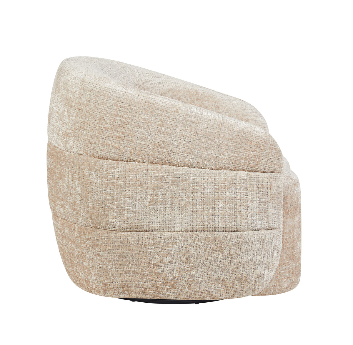Fauteuil Yara, draaibaar, beige