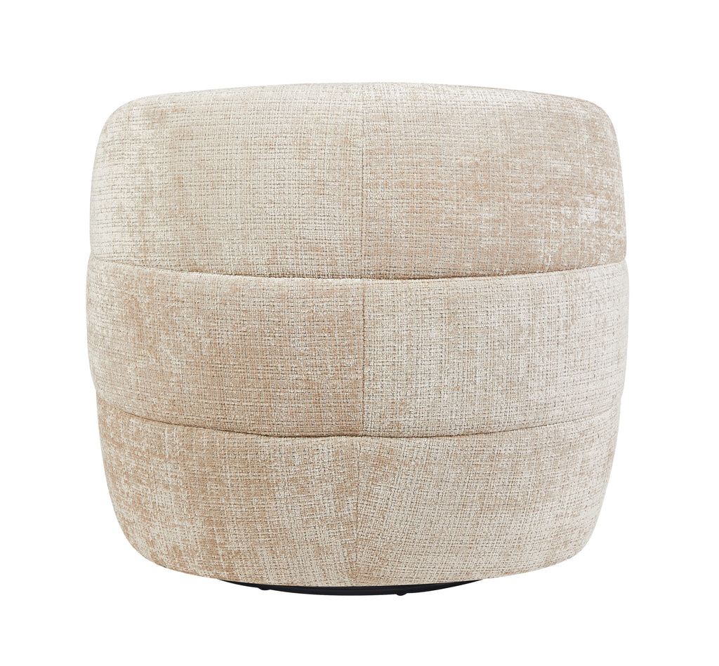 Fauteuil Yara, draaibaar, beige