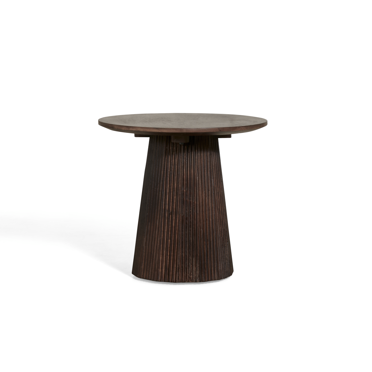 Bijzettafel Mokka - Donkerbruin Ø50cm