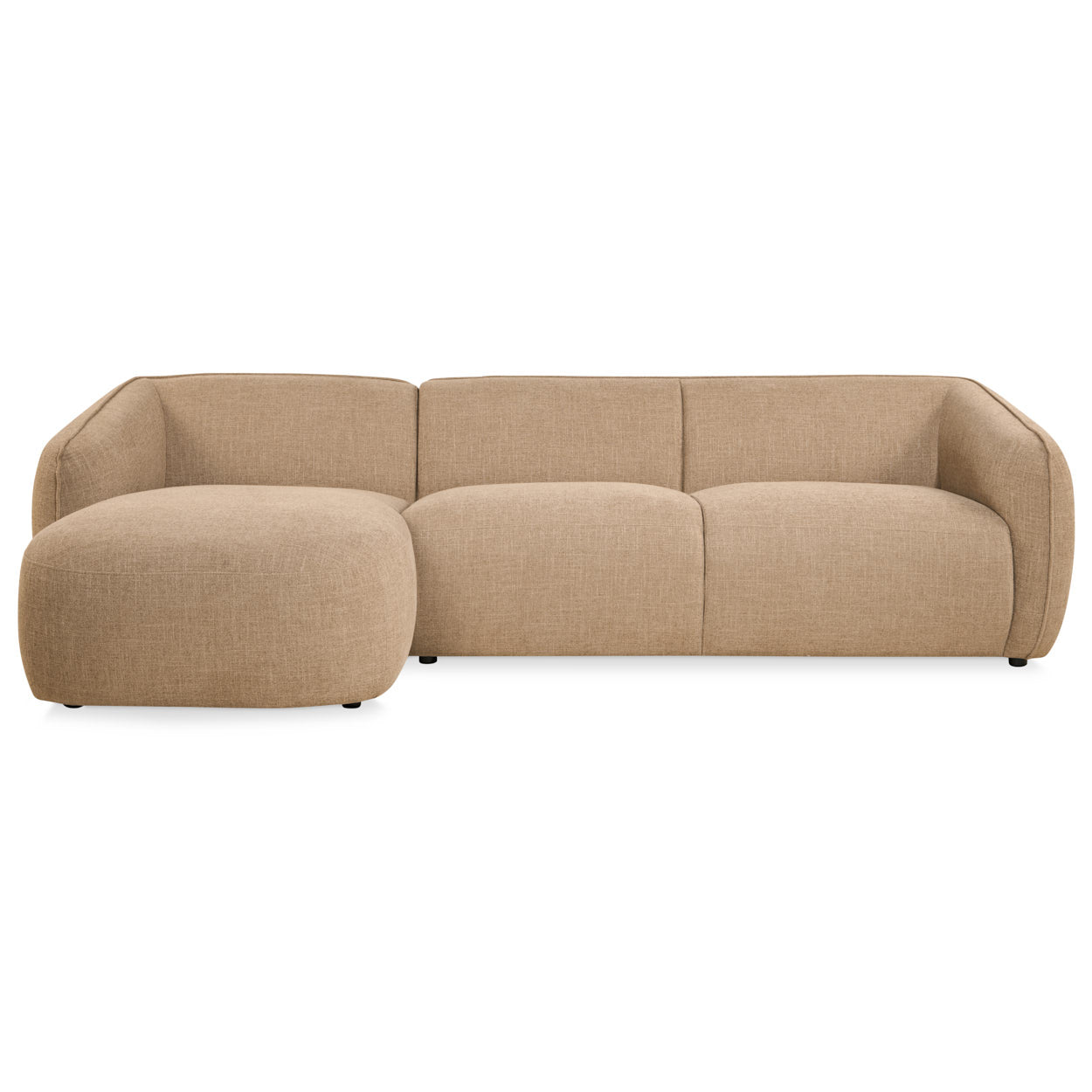 Hoekbank Laila - Stof Taupe Links