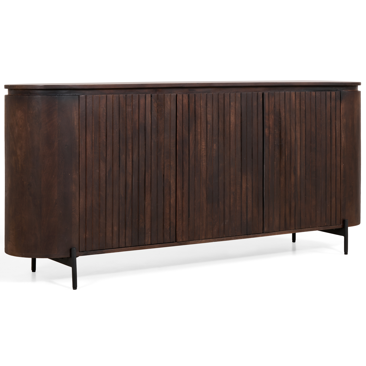 Dressoir Mokka - Donkerbruin 180cm